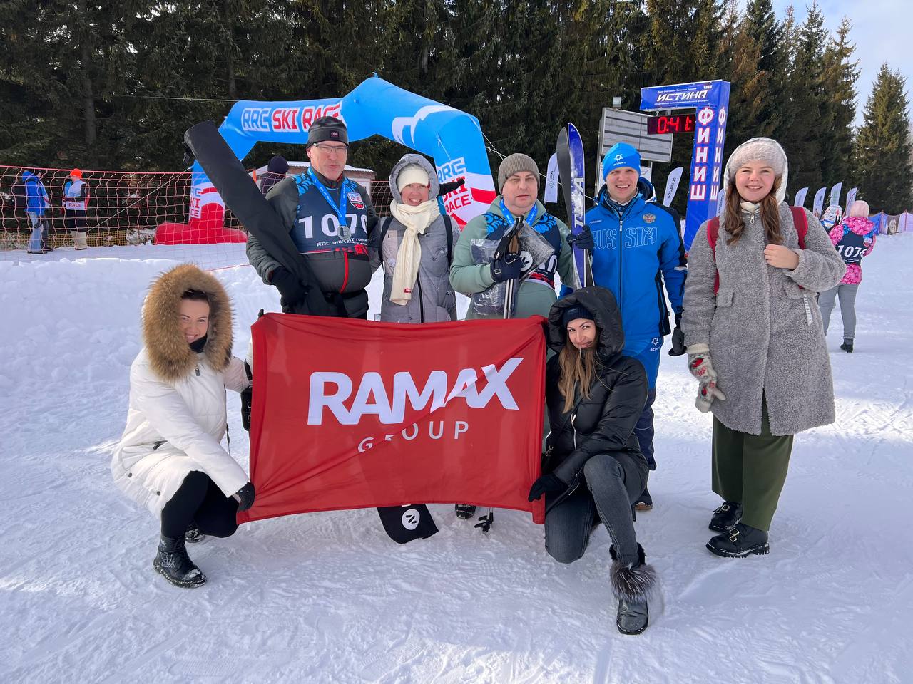 RAMAX GROUP принял участие в лыжной гонке RRC Ski Race-2023
