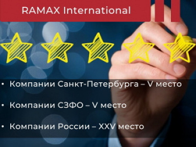 «РАМАКС Интернейшнл» вошла в ТОП-5 ИТ-компаний СЗФО